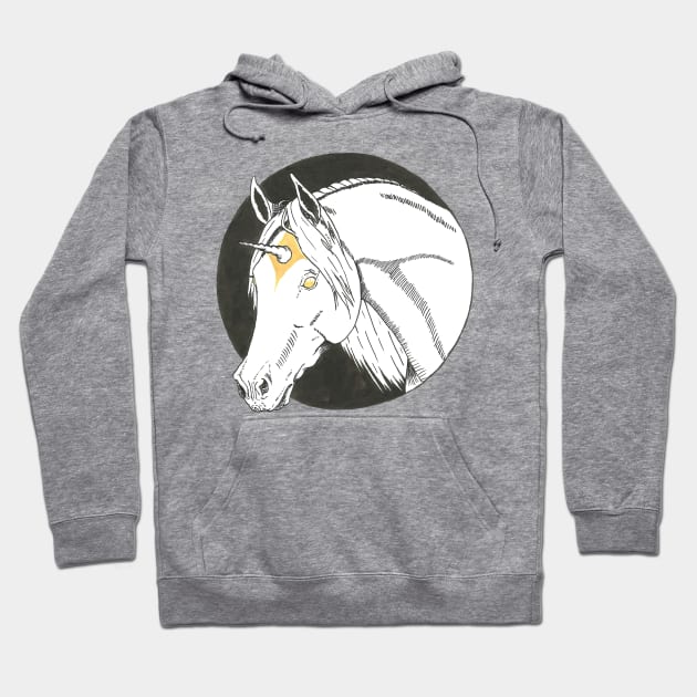 Ghostly Unicorn Hoodie by Créa'RiBo